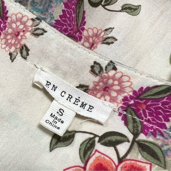 EN Creme Floral Boho Jumpshort - Picture 5 of 11